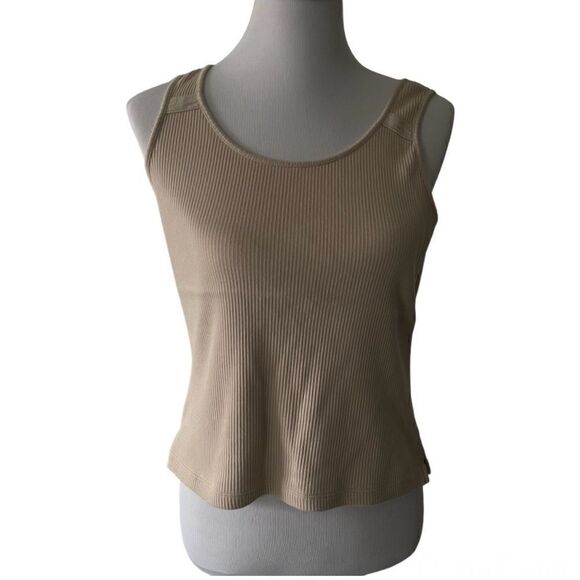 Valerie Stevens Tan Tank Top size M - Picture 1 of 5